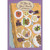 Purple and Silver Lined Border Around Seder Meal on Yellow Table Cloth Passover Card for You and Your Family: To You and Your Family at Passover