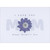 I Love You Mom 3D Die Cut Tip On Purple Flower with Sparkling Gem Hand Decorated Mother's Day Card for Mom: I Love You Mom - Happy Mother's Day