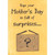 Full of Surprises: Brown Box with Question Mark on Yellow Funny / Humorous Mother's Day Card: Hope your Mother's Day is full of surprises…