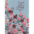 For You Aunt: Pink, Red and Sparkling Flowers on Light Blue Background Religious Mother's Day Card: For You Aunt