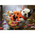 Puppy in Halloween Candy Bowl Funny / Humorous Halloween Card