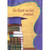 Blue Grad Cap on Stack of Books with Gold Foil Spines Spanish Graduation Congratulations Card: Has llegado tan lejos, graduado… (English: You've come so far, Graduate…)