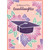 Purple Grad Cap and Pink, Green and Purple Flowers with White Glitter Outlines College Graduation Congratulations Card for Granddaughter: So Proud of You, Granddaughter