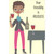 Woman with Wine Friendship is Priceless Funny / Humorous Feminine Birthday Card: Your friendship is PRICELESS