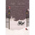 Horse and Buggy Silouette Between Iron Gate Entrance Christmas Card: Merry Christmas and Happy New Year