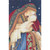 Mary in Colorful Robes Forehead to Forehead with Baby Jesus Box of 12 Religious Christmas Cards