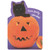 Cute Black Kitten Inside Carved Pumpkin on Purple Die Cut Juvenile Halloween Card for Girl: Purrr…fectly adorable!