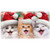 Row of Three Smiling Kittens in Santa Hats Little Big Funny Cat Christmas Card