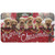 Six Puppies in Red Truck with Wreath and Tinsel 'Little Big Funny' Dog Christmas Card: Merry Christmas