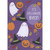 Cute Ghosts, Pumpkins, Hats, Leaves and Swirls on Purple Halloween Card for Teen : Teenage Niece: It's Halloween, Niece!