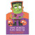 Frankenstein Monster with Squirting Flower: Plays Tricks Die Cut Juvenile Halloween Card for Kids: What monster plays tricks on Halloween?