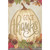 Give Thanks: Large White Pumpkin with Orange Foil Accents Thanksgiving Card: Give thanks