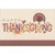 Turkey with Feathers in Circular Shape: Letters with Foil Dash and Dot Accents Thanksgiving Card: Happy Thanksgiving