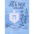 With Joy and Hope: Sparkling Glitter Dreidel and Blue and Purple Vines on Light Blue Package of 8 Deluxe Hanukkah Cards: With Joy and Hope at Hanukkah