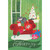 Gray Cat Sleeping on Quilt Covered Chair: Tidings of Comfort Christmas Card: Tidings of Comfort and Joy