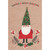 Santa Gnome with Sparkling Beard and Tree Hat Christmas Card for Dad: Wishing a Merry Christmas