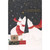 Polar Bear Family with Red Scarves Looking at Starry Sky Christmas Card for Grandparents: To My Grandparents