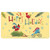 Blue Bird Pulling Christmas Tree Behind Bike Money Holder and Gift Card Holder Christmas Card: Happy Holidays