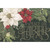 Peace On Earth: Red and White Poinsettias and Berries on Greenery Christmas Card: Peace on Earth
