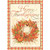 Fall Leafy Wreath, Two Pumpkins and Checkered Border Thanksgiving Card: Happy Thanksgiving