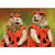 2 Prairie Dogs in Pumpkin Costumes Funny / Humorous Halloween Card