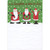 Three Santas Spelling Letters of Joy Christmas Card for Daughter and Son-in-Law: For You, Daughter and Son-in-Law