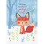 Cuddly Christmas Wish: Cute Fox in Snow with Blue Green Trees Juvenile Christmas Card for Granddaughter: A cuddly Christmas wish just for you, Granddaughter