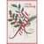 Large Candy Cane and Holiday Branches Tied with Red String Christmas Card for Son and Family: For You, Son, and Your Family