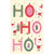Three HO HO HO Santas Money Holder / Gift Card Holder Christmas Card: Ho Ho Ho