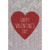 Sparkling Red Heart Over Gray and White Cross Hatch Patterns Valentine's Day Card: Happy Valentine's Day