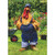 Rooster Wearing Blue Overalls, Cap and Boots Funny / Humorous Father's Day Card