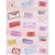 Colorful Envelopes of Varying Sizes on Light Pink Valentine's Day Card: Love - XOXOX - Happy Valentine's Day - Be Mine