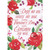 Roses are Red, Violets are Blue: Large Red Roses and Green Leaves Border Valentine's Day Card Especially for You: Roses are red, violets are blue, sending Valentine's Day wishes especially for you
