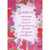 Sweetheart, Since You Came Into My Life: Red and Purple Floral Border Feminine Valentine's Day Card: Sweetheart., since you came into my life, the sun is always shining, the flowers always seem to be in bloom