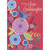 Blue Bird Perched on Large Sparkling Purple Flower and Blue Flowers on Red Valentine's Day Card for Great-Grandaughter: For You, Great-Granddaughter