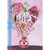 Heart Shaped Flowers, 3D Die Cut Pink Bottle and Flower and Blue Ribbon Hand Decorated Valentine's Day Card for Wife: for my Wife