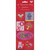 Mouse, Spaceman, Dinosaur, Gumball Machine, Cat and Cute Insects Package of 14 Valentine's Day Stickers