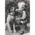 Smiling Boy on Chair with Arm Around Dog: Friends For Life Birthday Card