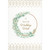 A Special Wedding Wish: Blue Leaves on Thin Brown Wreath Wedding Congratulations Card: A Special Wedding Wish