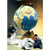 Giant Globe : Men Reading Reports Humorous / Funny America Collection Birthday Card
