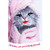 Glamorous Cat In Sparkling Pink Robe Feminine Funny Birthday Card: Oh honey, you are looking gooood!