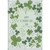 Shamrocks, Swirls and Small White Flowers St. Patrick's Day Card for Son: Happy St. Patrick's Day, Son