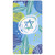 Star Inside White Circle on Fun Blue and Green Background Bar Mitzvah / Bat Mitzvah Congratulations Card