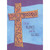 Let Us Rejoice and Be Glad: Cross with Swirling Purple Vines and Leaves Religious Easter Card: Let Us Rejoice and be Glad