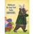 Bear in Green Checkered Shirt Pulling Basket of Eggs Juvenile Easter Card for Godfather: Wishing you the beary best Easter, Godfather…