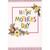 Vintage Whimsical Letters Inside Pink Foil Frame with Floral Corners Mother's Day Card: Happy Mother's Day