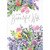 To My Beautiful Wife: Colorful Floral Top and Bottom Borders Mother's Day Card: To My Beautiful Wife
