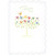 Yellow Bird Singing in Tree with Heart Leaves Scalloped Border Mother's Day Card: Happy Mother's Day!