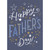 Gold Foil and White Stars, Blue Lettering with Foil Accents on Blue Background Father's Day Card for Dad: Happy Father's Day!
