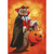 Otter Dressed as a Vampire Holding Bucket of Candy Funny / Humorous Halloween Card